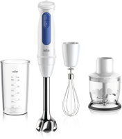 Блендер погружной Braun MultiQuick 3 MQ30202MWH 900Вт белый/синий