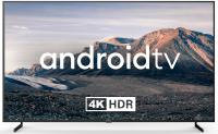 Телевизор LED Hyundai 85" H-LED85BU7007 Android TV Metal черный/черный 4K Ultra HD 60Hz DVB-T DVB-T2 DVB-C DVB-S DVB-S2 USB WiFi Smart TV