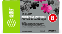 Картридж струйный Cactus CS-CLI8M CLI-8M пурпурный (13.4мл) для Canon Pixma MP470/MP500/MP510/MP520/MP530/MP600/MP800/MP810/MP830/MP970/iP3300/iP3500/iP4200/iP5200/iP5300/iP6600D/iP6700D/MX700/MX850/iX4000/iX5000/Pro9000/9000Mark II с чипом