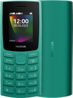 Мобильный телефон Nokia 106 DS TA-1564 зеленый моноблок 2Sim 1.8" 120x160 Series 30+ GSM900/1800 GSM1900 FM microSD max32Gb