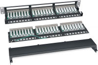Патч-панель Cabeus PLHD-48-CAT.5E-SH-DUAL IDC-1U 19" 1U 48xRJ45 кат.5E FTP