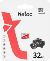 Флеш карта microSDHC 32GB Netac NT02P500ECO-032G-S P500 Eco w/o adapter