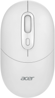 Мышь Acer OMR301 белый оптическая 1600dpi беспров. BT/Radio USB 4but (ZL.MCECC.01U)