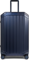 Чемодан Piquadro ALUB2 (BV4427ALUB2/BLU2) 46x69x27см 67л. 6.236кг. алюминий/натур.кожа темно-синий