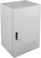 Шкаф коммутационный ЦМО (ШТВ-Н-18.6.3-4ААА-Т1) настенный 18U 620x330мм пер.дв.вентил. задн.дв.стал.лист 2 бок.пан. 150кг серый 220мм 63кг 120град. 900мм IP54 металл уличный всепогодный с вентилятором с нагревателем с силовыми розетками укомплектованный 25