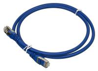 Патч-корд Lanmaster FTP LAN-PC45/S6-1.0-BL вилка RJ-45-вилка RJ-45 кат.6 1м синий LSZH
