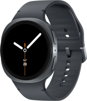 Смарт-часы Samsung Galaxy Watch 8 LTE 44мм 1.47" Super AMOLED корп.графитовый рем.графитовый (SM-L335FDAACAU)