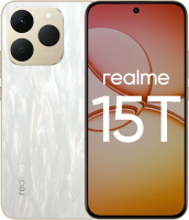 Смартфон Realme RMX5111 15T 128Gb 8Gb белый моноблок 3G 4G 2Sim 6.57" 1080x2372 Android 15 50Mpix 802.11 a/b/g/n/ac NFC GPS GSM900/1800 GSM1900 Protect microSD max2048Gb