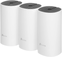 Бесшовный Mesh роутер TP-Link Deco M4 (DECO M4(3-PACK)) AC1200 10/100/1000BASE-TX белый (упак.:3шт)