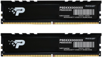 Память DDR5 2x16GB 4800MHz Patriot PSP532G4800KH1 Signature Premium RTL PC5-38400 CL40 DIMM UDIMM 288-pin 1.1В kit single rank с радиатором Ret