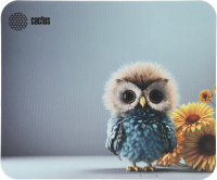 Коврик для мыши Cactus Owl gray рисунок 300x250x3мм (CS-MPC-D12M)