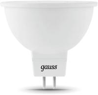 Лампа светодиодная Gauss Black 5Вт цок.:GU5.3 рефлек. 12B св.свеч.бел.нейт. MR16 (упак.:10шт) (201505205)