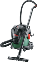 Строительный пылесос Bosch UniversalVac15 1000Вт (уборка: сухая/влажная/выдув) зеленый