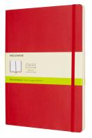 Блокнот Moleskine CLASSIC SOFT QP623F2 XLarge 190х250мм 192стр. нелинованный мягкая обложка красный