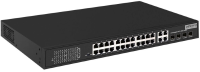 Коммутатор Osnovo SW-62444(400W) 24PoE 400W неуправляемый