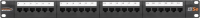 Патч-панель Nikomax NMC-RP24UD2-1U-BK 19" 1U 24xRJ45 кат.5E UTP
