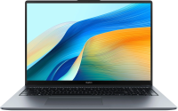Ноутбук Huawei MateBook D 16 MCLG-X Core i9 13900H 16Gb SSD1Tb Intel Iris Xe graphics 16" IPS (1920x1200) без ОС grey space WiFi BT Cam (53014HYG)