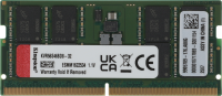 Память DDR5 32GB 5600MHz Kingston KVR56S46BD8-32 VALUERAM RTL PC5-44800 CL46 SO-DIMM 262-pin 1.1В single rank Ret