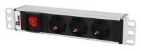Блок распределения питания Rem R-10-3S-V-220-Z гор.размещ. 3xSchuko базовые 10A C14
