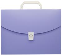 Портфель Бюрократ Pastel PASTPP01VIO 1 отдел. A4 пластик 0.7мм фиолетовый