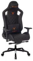 Кресло игровое Knight TITAN черный ромбик экокожа с подголов. крестов. металл