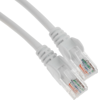 Патч-корд Lanmaster LAN-PC45/U5E-10-WH вилка RJ-45-вилка RJ-45 кат.5е 10м белый LSZH (уп.:1шт)