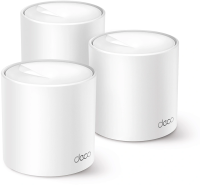 Бесшовный Mesh роутер TP-Link Deco X50 Pro (DECO X50 PRO(3-PACK)) AX3000 100/1000/2500BASE-T белый (упак.:3шт)