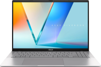 Ноутбук Asus VivoBook S16 S3607AA-SH114 Core Ultra 7 355 32Gb SSD1Tb Intel Graphics 16" OLED WUXGA (1920x1200) без ОС silver WiFi BT Cam (90NB1731-M007X0)
