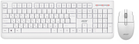 Клавиатура + мышь Acer OCC401 клав:белый мышь:белый USB беспроводная Multimedia (ZL.ACCCC.017)
