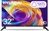 Телевизор LED Hyundai 32" H-LED32BS5012 YaOS Frameless черный HD 60Hz DVB-T DVB-T2 DVB-C DVB-S DVB-S2 USB WiFi Smart TV