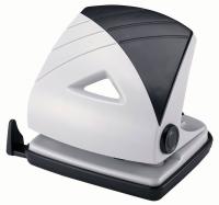 Дырокол Kw-Trio BIAS 096Q0 макс.:20лист. металл/пластик черный/серый отв.:2 с линейкой