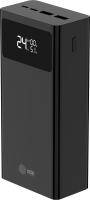 Мобильный аккумулятор Cactus CS-PBFSKA-30000 30000mAh 22.5W 4.5A USB-A/USB-C черный