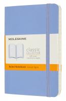 Блокнот Moleskine CLASSIC SOFT QP611B42 Pocket 90x140мм 192стр. линейка мягкая обложка голубая гортензия