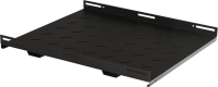 Полка стационарная Lanmaster TWT-CBB-S4-10/100 1U нагр.:100кг. 19" 730мм черный (упак.:1шт)