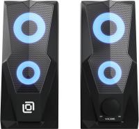 Колонки Оклик OK-127 2.0 черный 6Вт