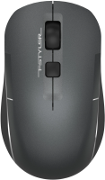 Мышь A4Tech Fstyler FB26CS Air2 серый/черный оптическая 2000dpi silent беспров. BT/Radio USB для ноутбука 4but (FB26CS AIR2 SMOKY GREY)