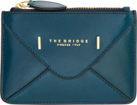 Чехол для кредитных карт The Bridge Frida 01810501/00E бирюзовый натур.кожа