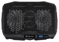 Подставка для ноутбука Digma D-NCP170-4 17" 390x280x28мм 2xUSB 4x 70/125ммFAN 750г черный
