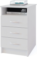 Тумба Сокол КТ-14 приставная 404x571x670мм белый (КТ14Б6)