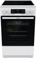 Плита Электрическая Gorenje GECS5C70WA белый/черный стеклокерамика (без крышки)