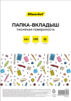 Папка-вкладыш Silwerhof SE-F45T100 тисненые A4+ полипропилен 45мкм (упак.:100шт)