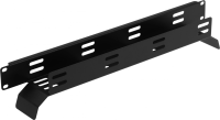 Кабельный органайзер горизонтальный ЦМО ГКО-Л-1-9005 односторонний пластиковый канал 2U шир.:19" глуб.:67.6мм