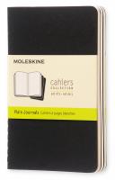 Блокнот Moleskine CAHIER JOURNAL QP313 Pocket 90x140мм обложка картон 64стр. нелинованный черный (3шт)
