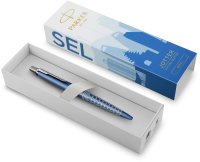 Ручка шариков. Parker Jotter Global Icons SE Seul K179 (2221600) синий мет. M син. черн. подар.кор.