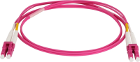 Патч-корд Lanmaster LAN-2LC-2LC/OM4/SL-5.0 2x50/125 OM4 LC дуплекс-LC дуплекс 5м LSZH