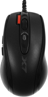 Мышь A4Tech X-7120 черный оптическая 2000dpi USB 7but (X-710BK+X7-200MP)