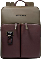 Рюкзак Piquadro Harper CA6311AP/VETM коричневый/зеленый кожа
