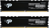 Память DDR5 2x8GB 4800MHz Patriot PSP516G4800KH1 Signature Premium RTL PC5-38400 CL40 DIMM UDIMM 288-pin 1.1В kit single rank с радиатором Ret