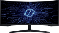Монитор Samsung 34" Odyssey G5 LC34G55TWWPXEN черный VA LED 21:9 HDMI матовая 250cd 178гр/178гр 3440x1440 165Hz FreeSync Premium DP UW 5.6кг