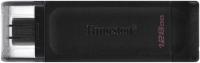 Флеш Диск Kingston 128Gb DataTraveler 70 Type-C DT70/128GB USB3.2 черный